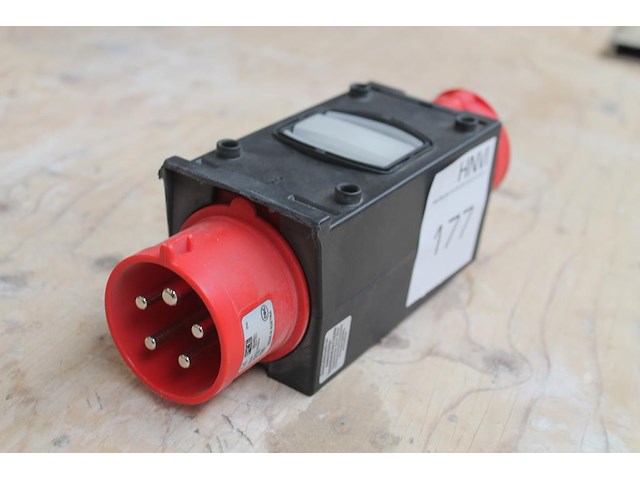 Krachtverloopstekker met schakelaar 16-32 a. - afbeelding 2 van  3
