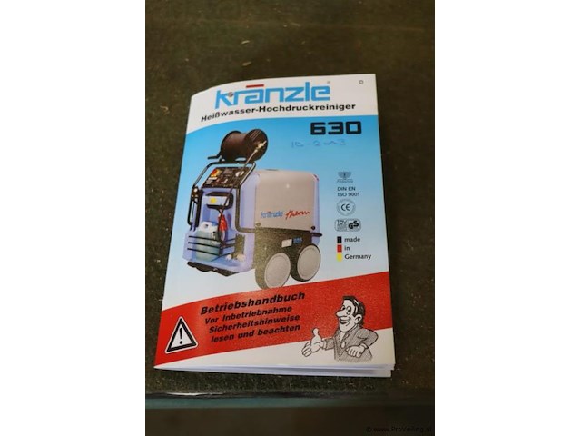 Kraenzle therm warmwater hogedrukreiniger 630 incl. slanghaspelwagen - afbeelding 11 van  19