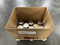 Krafft - partij blikken glasvezelplamuur / fiberglass filler (9x) - afbeelding 1 van  5