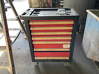 Kraft gereedschapswagen met inhoud - afbeelding 1 van  8