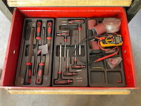 Kraft gereedschapswagen met inhoud - afbeelding 7 van  8