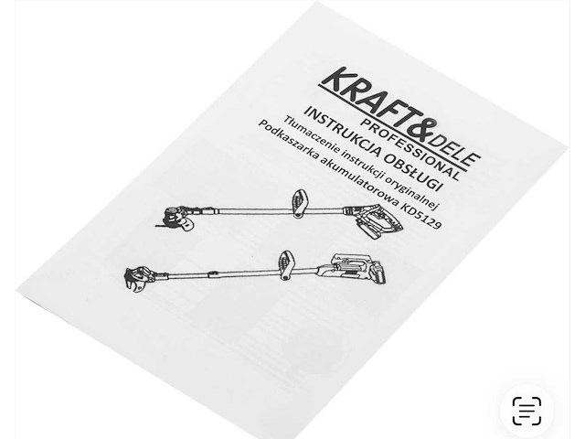 Kraft kd5129 1000w snoerloze trimmer nieuw (20x) - afbeelding 8 van  10