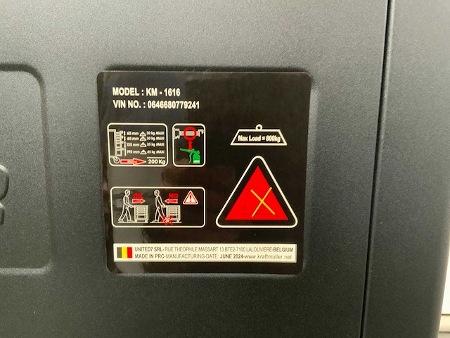 Kraftmüller km-7/7 kingsize edition gereedschapswagen 261 pcs - afbeelding 5 van  15