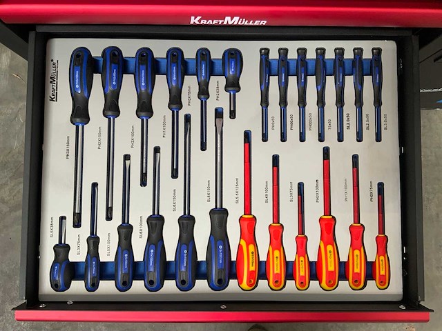 Kraftmüller km-7/7 kingsize edition gereedschapswagen 261 pcs - afbeelding 6 van  16