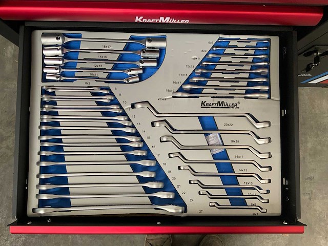 Kraftmüller km-7/7 kingsize edition gereedschapswagen 261 pcs - afbeelding 3 van  9