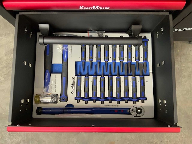 Kraftmüller km-7/7 kingsize edition gereedschapswagen 261 pcs - afbeelding 8 van  14