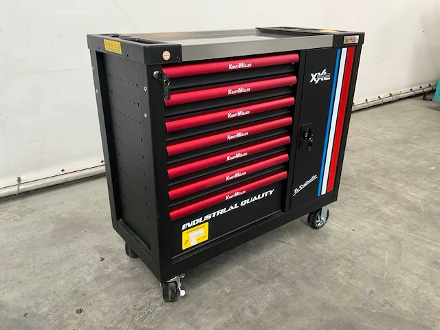 Kraftmüller km-7/7 kingsize edition gereedschapswagen 261 pcs - afbeelding 1 van  16