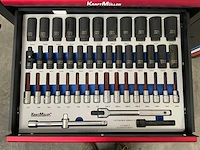 Kraftmüller km-7/7 kingsize edition gereedschapswagen 261 pcs - afbeelding 11 van  16