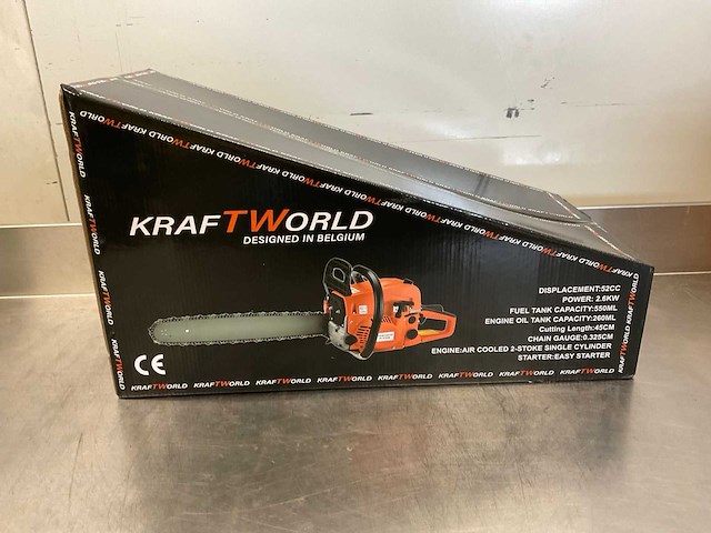 Kraftworld kettingzaag - 2.6kw - 2 takt - afbeelding 2 van  5