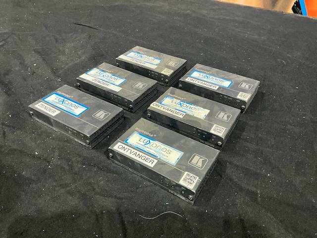 Kramer 3x tp-580r en 3x tp-580t hdmi over ip (4k hdbaset) - afbeelding 1 van  3