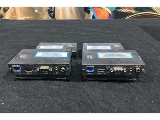 Kramer 3x tp-580r en 3x tp-580t hdmi over ip (4k hdbaset) - afbeelding 3 van  3