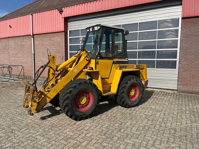 Kramer 512 slx allrad wiellader – 4x4 – nederlands kenteken - afbeelding 1 van  15