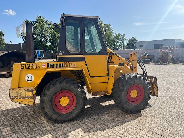 Kramer 512 slx allrad wiellader – 4x4 – nederlands kenteken - afbeelding 10 van  15