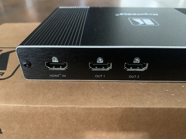 Kramer vm-2h2 - hdmi splitter / distributeur, kramer, vm-2h2, zwart, 2026 - afbeelding 4 van  8