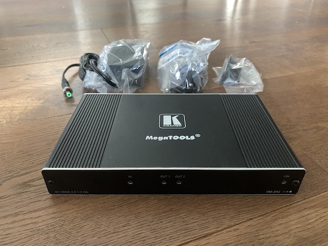 Kramer vm-2h2 - hdmi splitter / distributeur, kramer, vm-2h2, zwart, 2026 - afbeelding 7 van  8