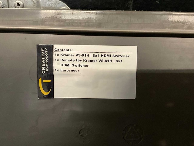 Kramer vs-81h hdmi switcher - afbeelding 4 van  4