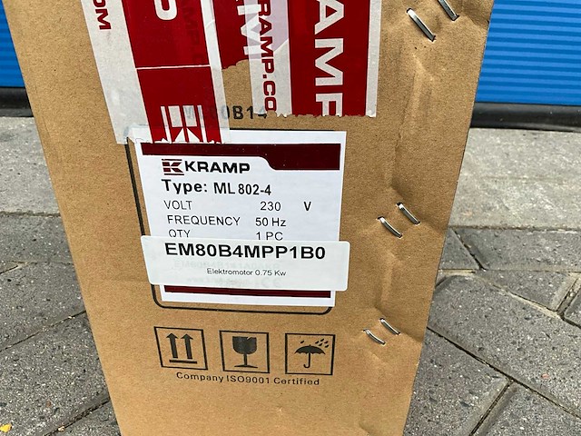Kramp ml 802-4 elektromotor 0,75 kw (2x) - afbeelding 5 van  5