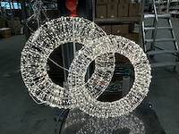 Kransen met led en timer 50&58cm (9x) - afbeelding 1 van  6