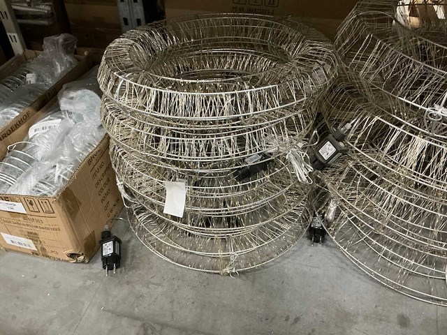 Kransen met led en timer 50&58cm (9x) - afbeelding 3 van  6