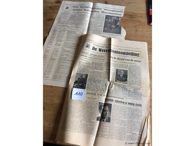 Kranten expo '58 - afbeelding 1 van  4