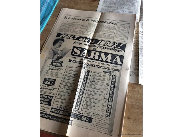 Kranten expo '58 - afbeelding 3 van  4