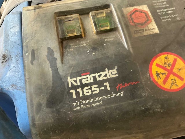 Kranzle 1165-1 warmwater hogedrukreiniger - afbeelding 8 van  9