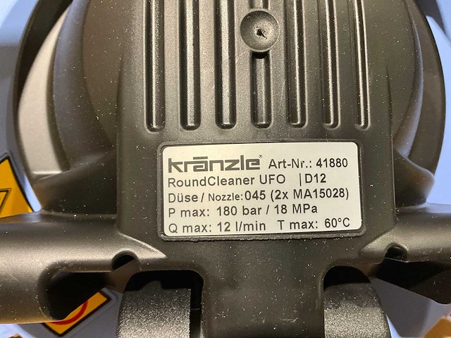 Kranzle rond ufo 300 terras reiniger kop - afbeelding 4 van  6
