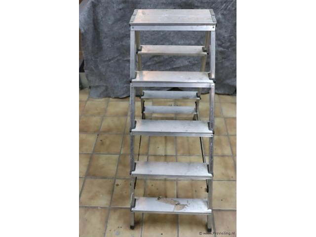 Krause dopplo dubbele trapladder - afbeelding 1 van  6