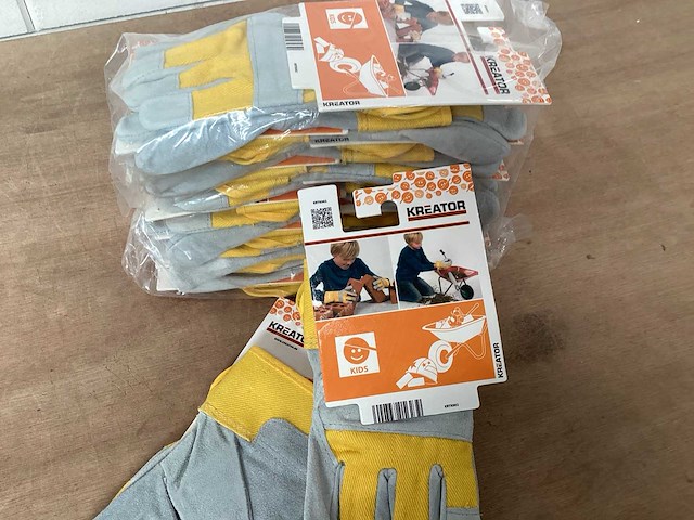 Kreator kinder werkhandschoen krtk002 (32x) - afbeelding 1 van  3