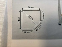 Kreher - kreher hoekstelling 180x70x40cm (4x) - afbeelding 2 van  2