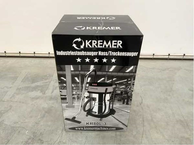 Kremer - 2024 - kr80l-3 - industriële stofzuiger - afbeelding 6 van  11