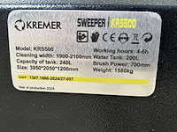 Kremer - 2025 - krs500 - veegmachine - afbeelding 25 van  30