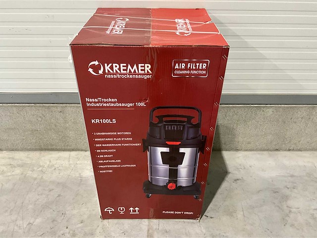 Kremer - 2026 - 100 liter - industriële stofzuiger - afbeelding 4 van  4