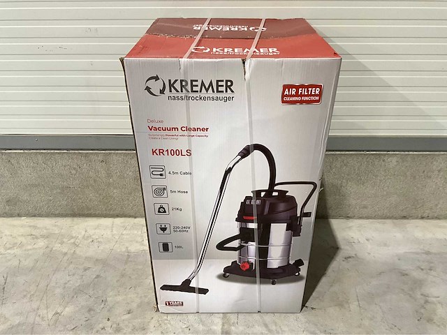 Kremer - 2026 - 100 liter - industriële stofzuiger - afbeelding 9 van  9