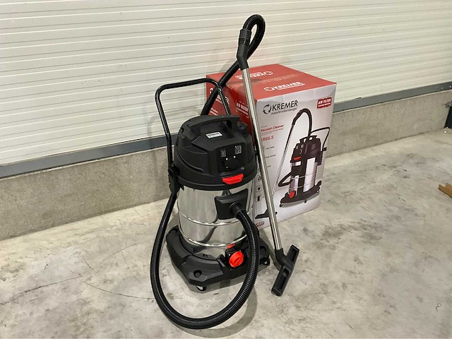 Kremer - 2026 - 65 liter rood - industriële stofzuiger - afbeelding 2 van  9
