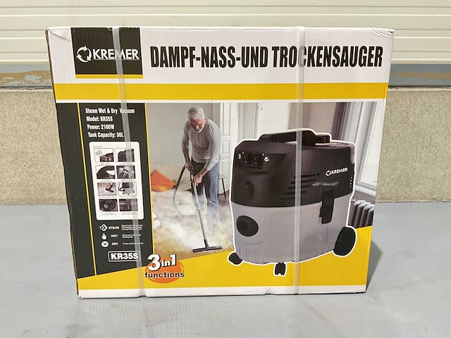 Kremer - 2026 - kr35s - industriële stofzuiger - afbeelding 4 van  14