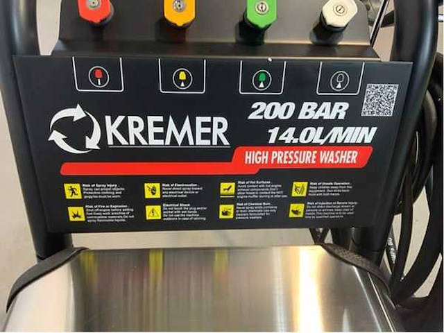 Kremer - 2900 psi - hogedrukreiniger - 200 bar - 840l/hr - afbeelding 6 van  11