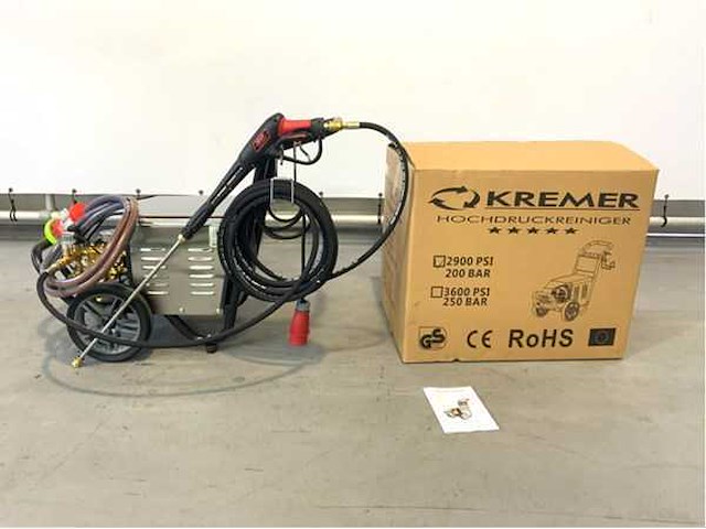 Kremer - 2900 psi - hogedrukreiniger - 200 bar - 840l/hr - afbeelding 3 van  22