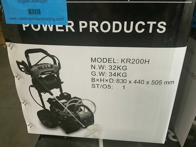 Kremer - kr200h - hogedrukreiniger benzine, 170 bar - afbeelding 4 van  11