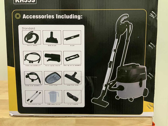 Kremer - kr35s - industriële stofzuiger, stoomreiniger, 3 in 1 - afbeelding 2 van  11