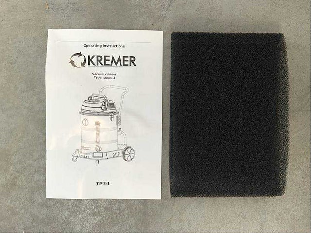 Kremer - kr60l-4 - industriële stofzuiger - 2024 - afbeelding 10 van  14