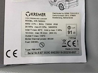 Kremer - kr7300 - heetwater hogedrukreiniger diesel - afbeelding 1 van  4