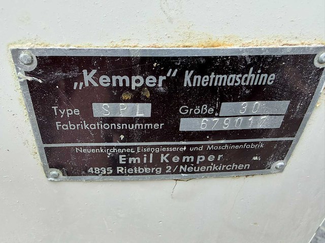 Kremer - spl 30 - mengmachine / kneder - afbeelding 7 van  7