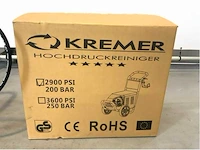 Kremer 2900 psi - hogedrukreiniger - 200 bar - 840l/hr - 4kw - afbeelding 3 van  27
