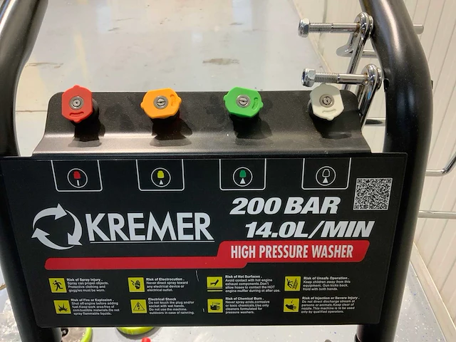Kremer 2900 psi - hogedrukreiniger - 200 bar - 840l/hr - 4kw - afbeelding 25 van  27
