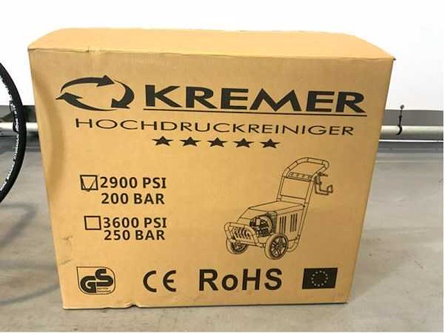 Kremer 2900 psi - hogedrukreiniger - 200 bar - 840l/hr - afbeelding 3 van  25