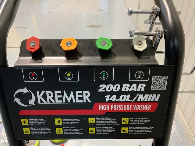 Kremer 2900 psi - hogedrukreiniger - 200 bar - 840l/hr - afbeelding 24 van  26