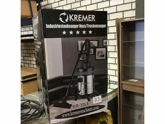 Kremer kr-30 le industriële stofzuiger - afbeelding 1 van  4