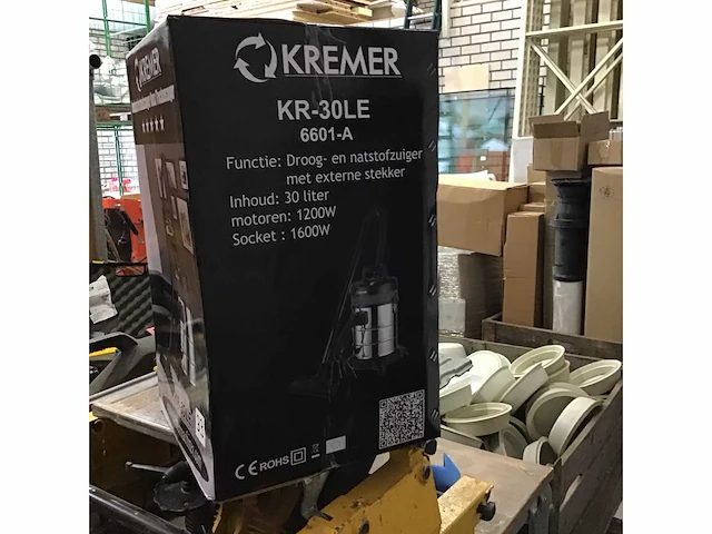 Kremer kr-30 le industriële stofzuiger - afbeelding 2 van  4