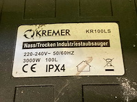 Kremer kr100ls industriële stofzuiger - afbeelding 6 van  6